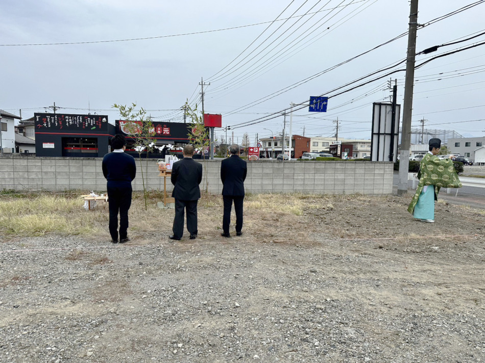 【B様邸】地鎮祭を執り行いました